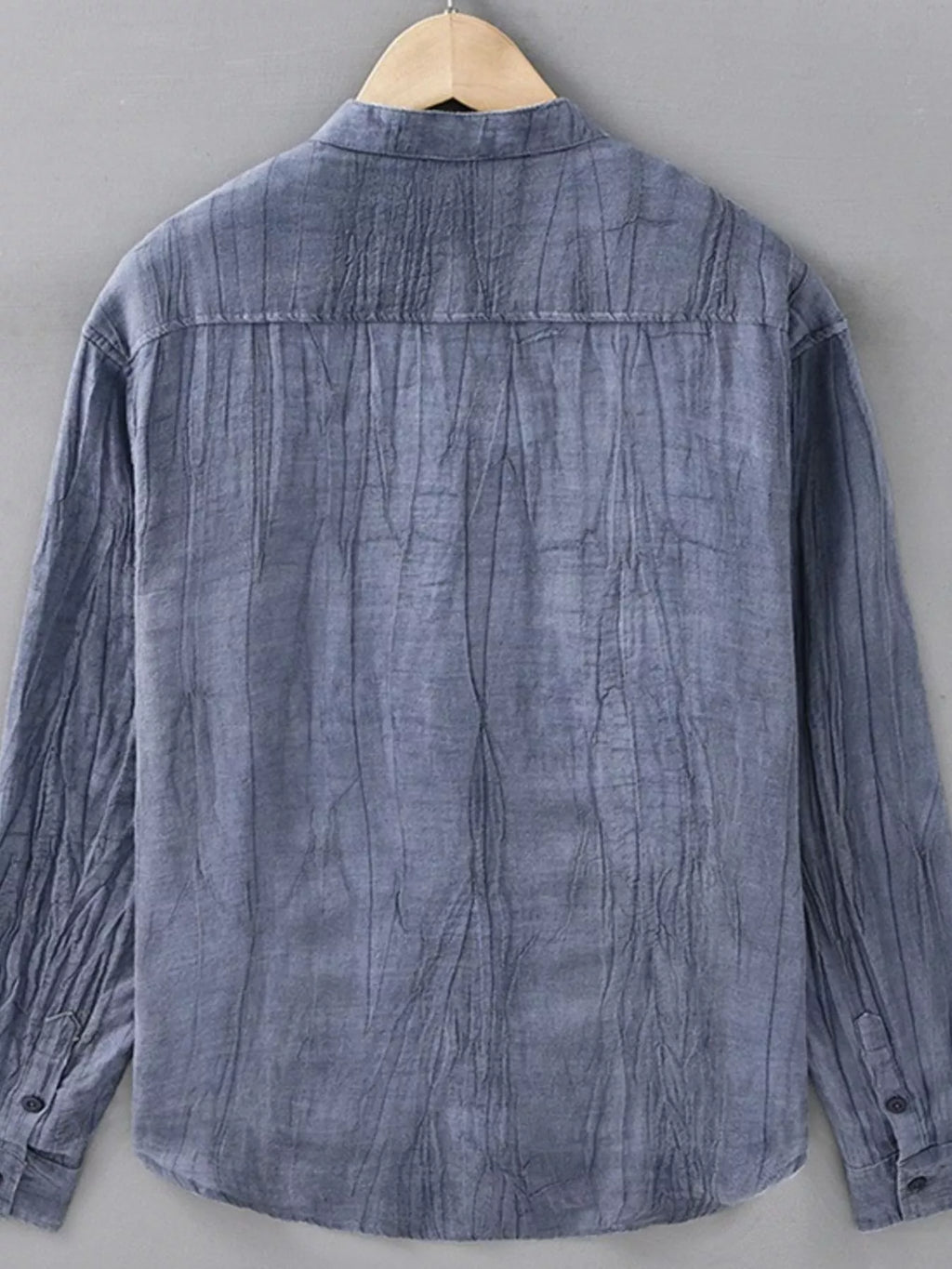 Men's Plus Size Button Up Long Sleeve Shirt
