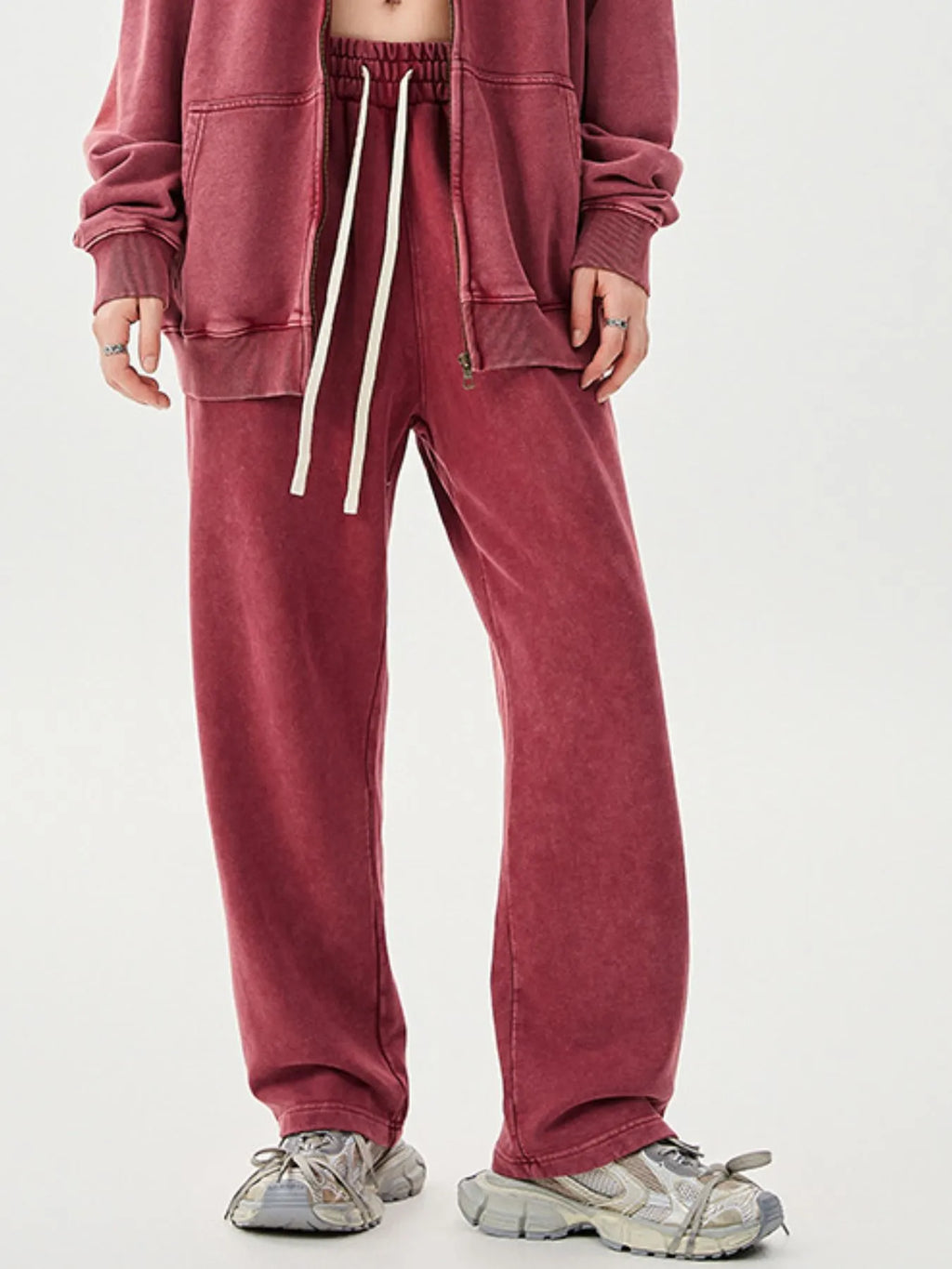 Men's Washed Relaxed Fit Sweatpants