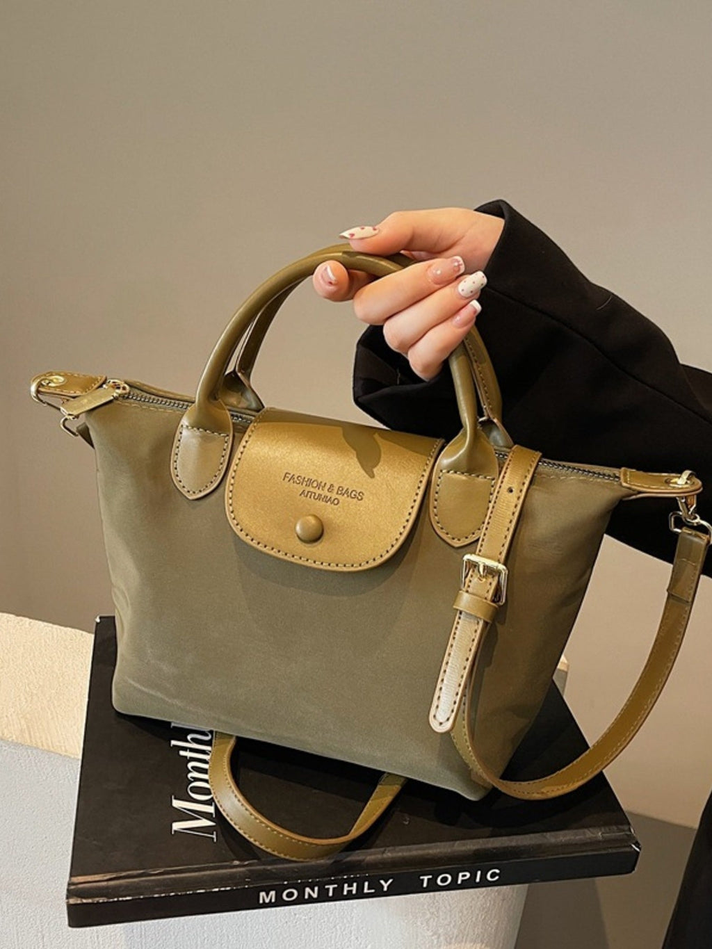 Top Handle Crossbody Bag