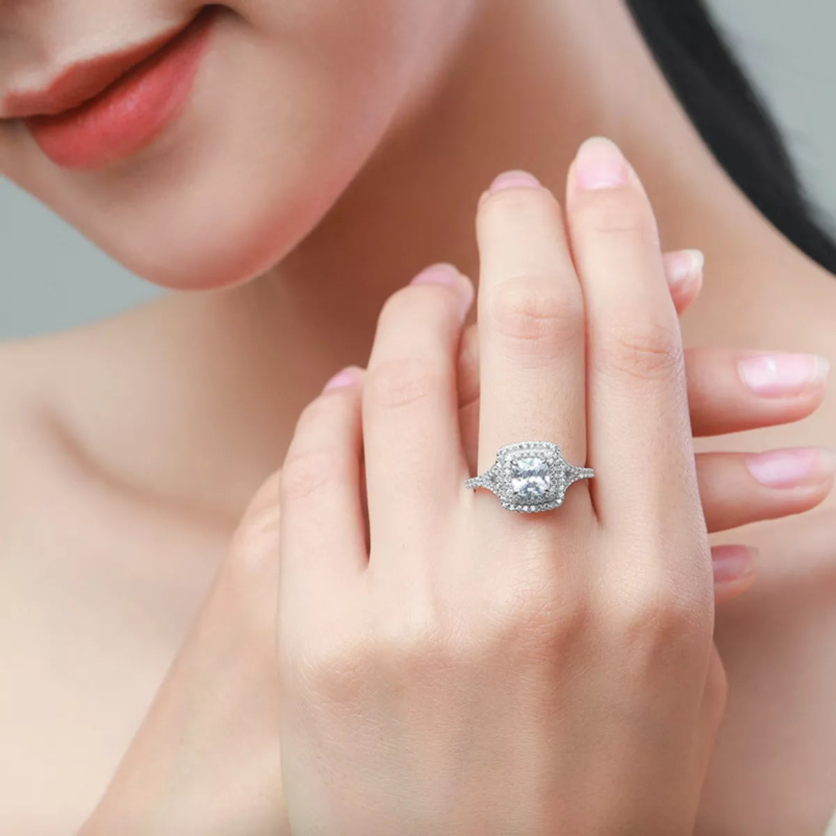 5 Carat Moissanite 925 Sterling Silver Ring