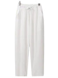 Men's Plus Size Drawstring Wide Leg Pants