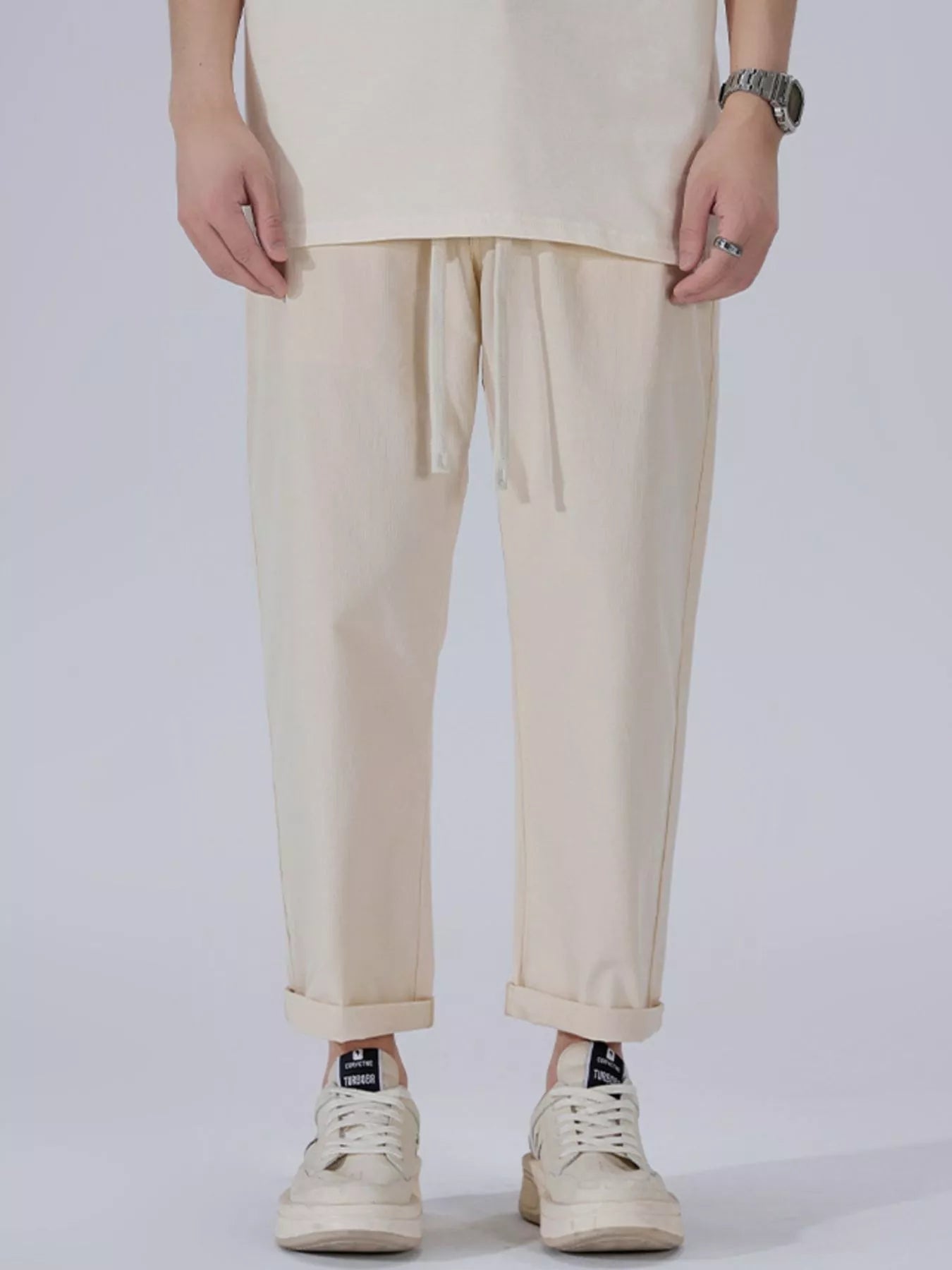 Men's Full Size Wide Leg Pants Plus Size