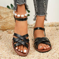 Open Toe Woven Sandals
