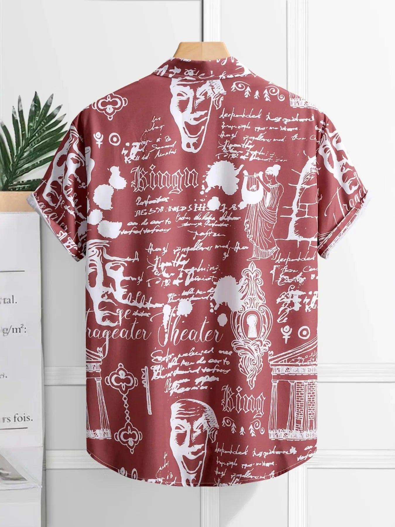 Men's Printed Short Sleeve Shirt
