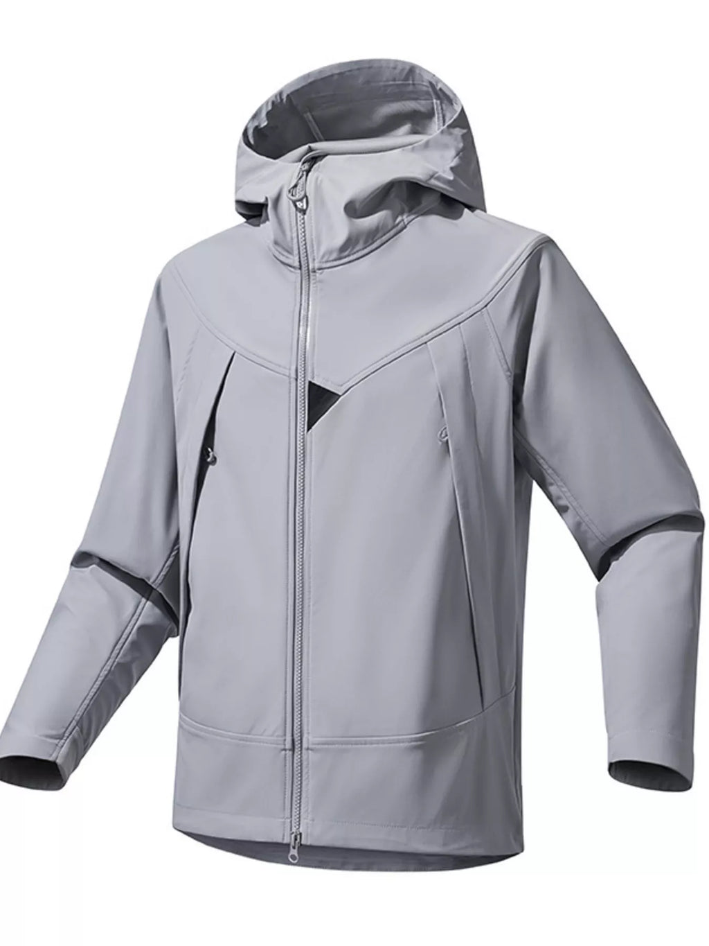 Men's Full Size Zip Up Long Sleeve Hooded Jacket Plus Size
