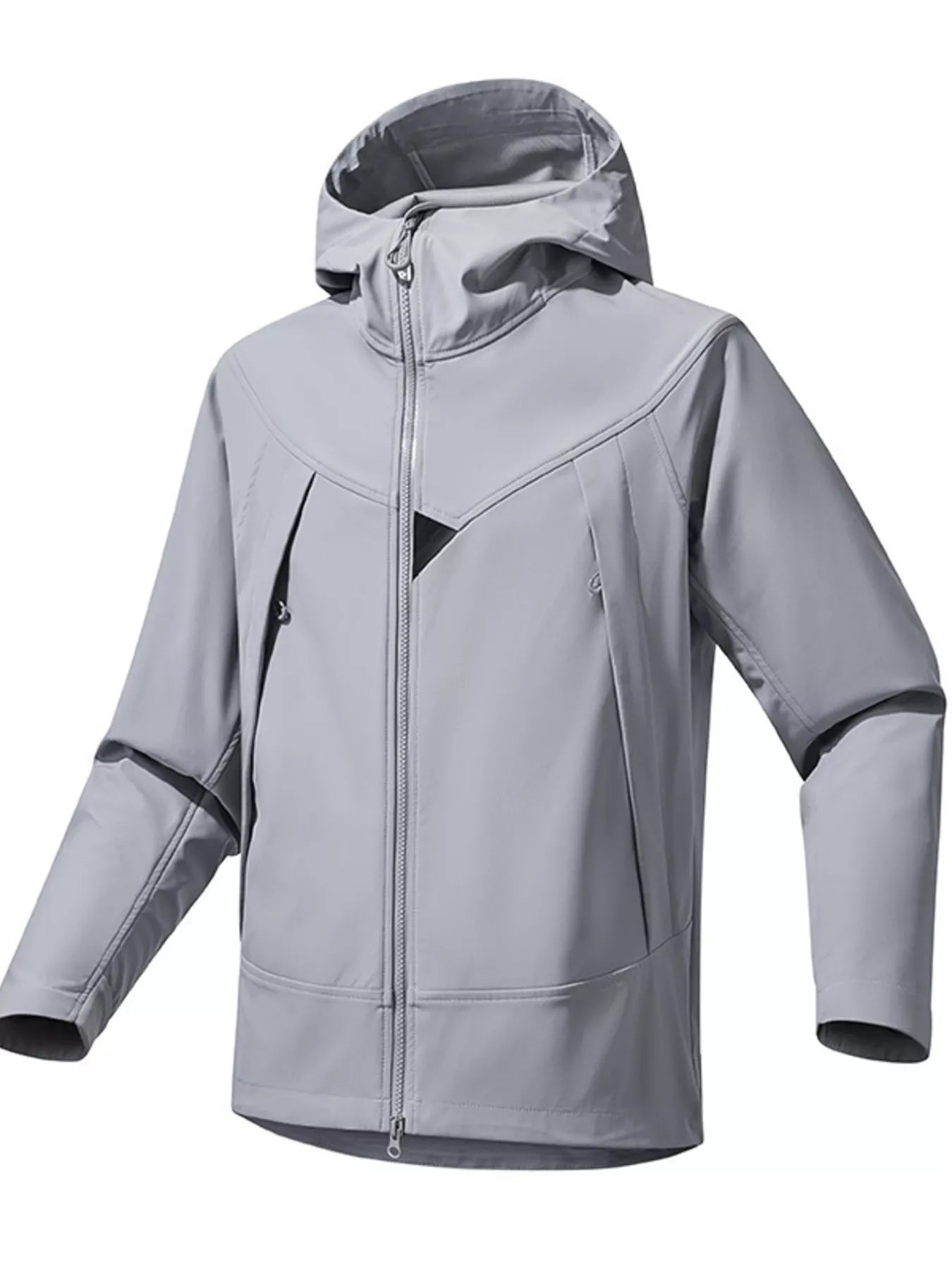 Men's Full Size Zip Up Long Sleeve Hooded Jacket Plus Size