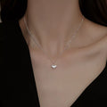 925 Sterling Silver Heart Necklace