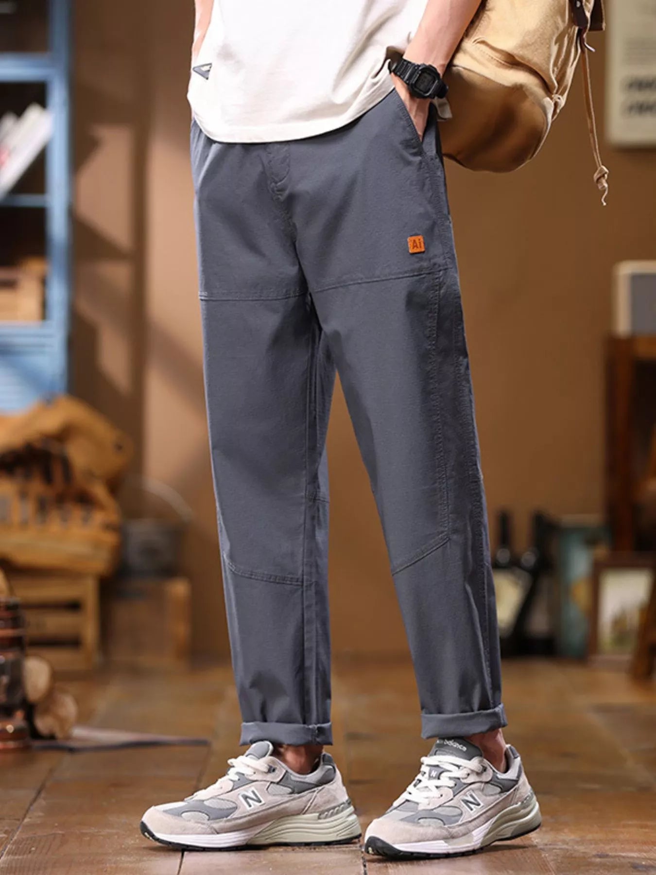 Men's Full Size Loose Fit Pants Plus Size