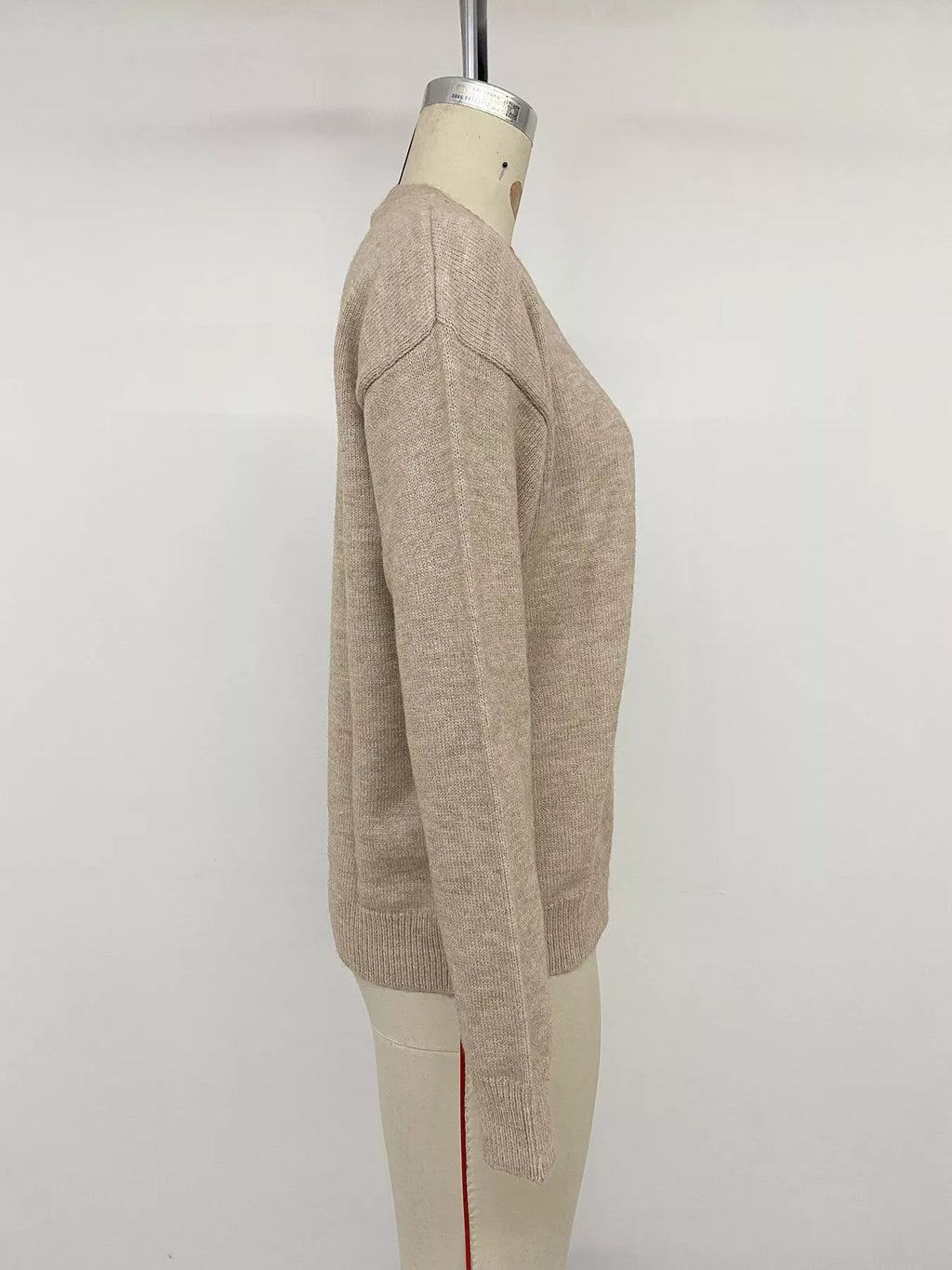 Dropped Shoulder Long Sleeve Sweater