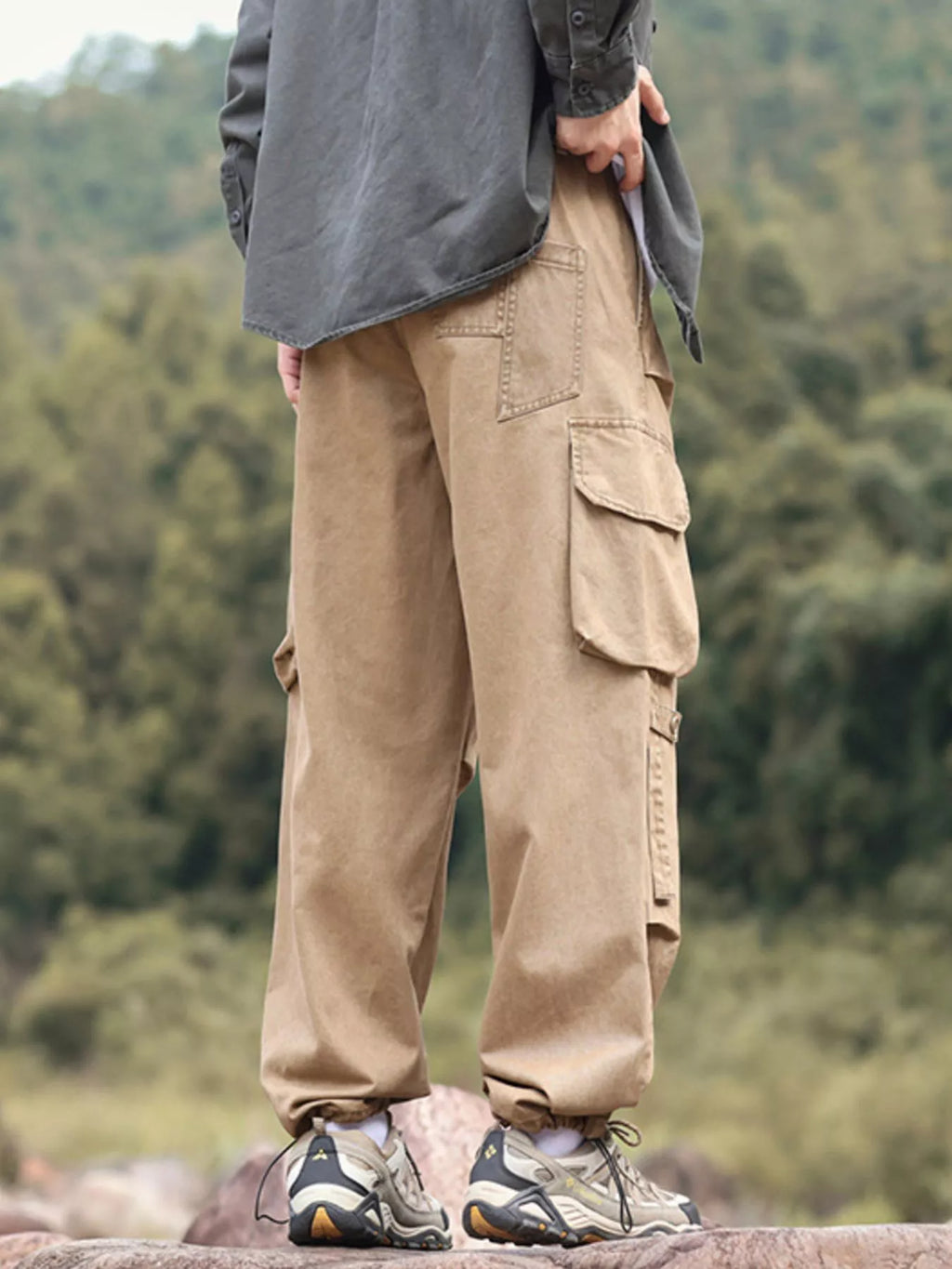 Men's Plus Size Relaxed Fit Cargo Pants