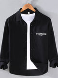 Men's Plus Size Button Up Long Sleeve Shirt