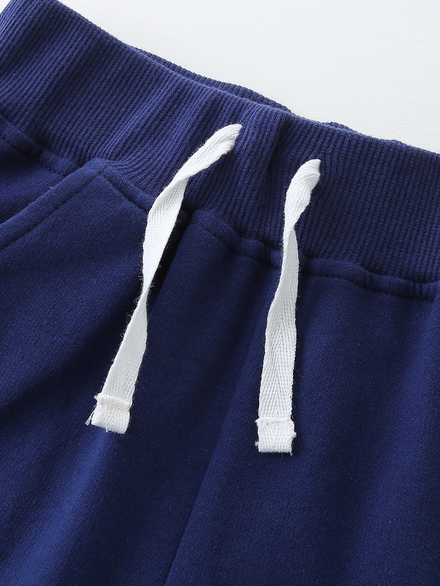 Children's Striped Short Sleeve Polo & Shorts Set