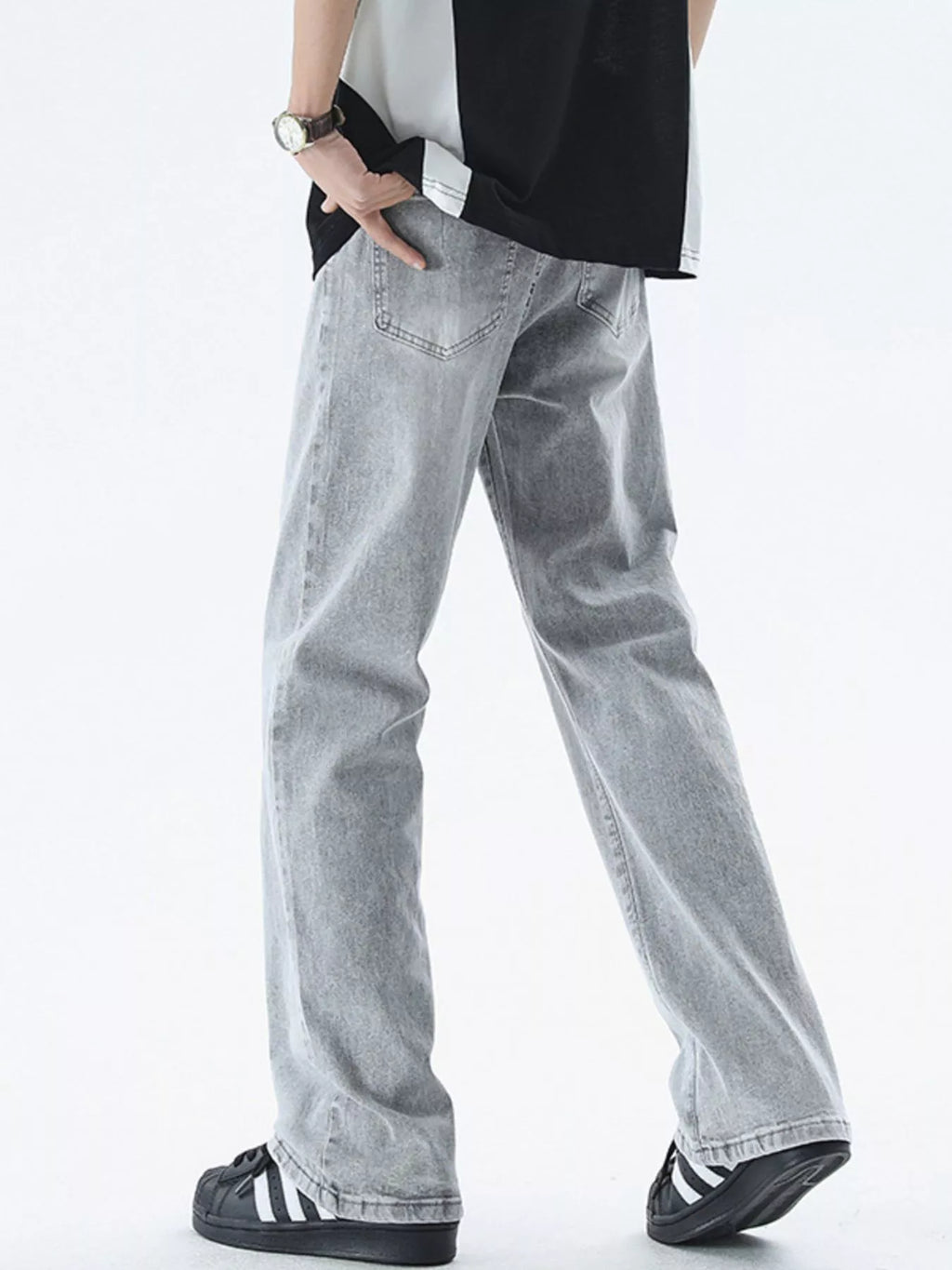 Men's Full Size Loose Fit Jeans Plus Size