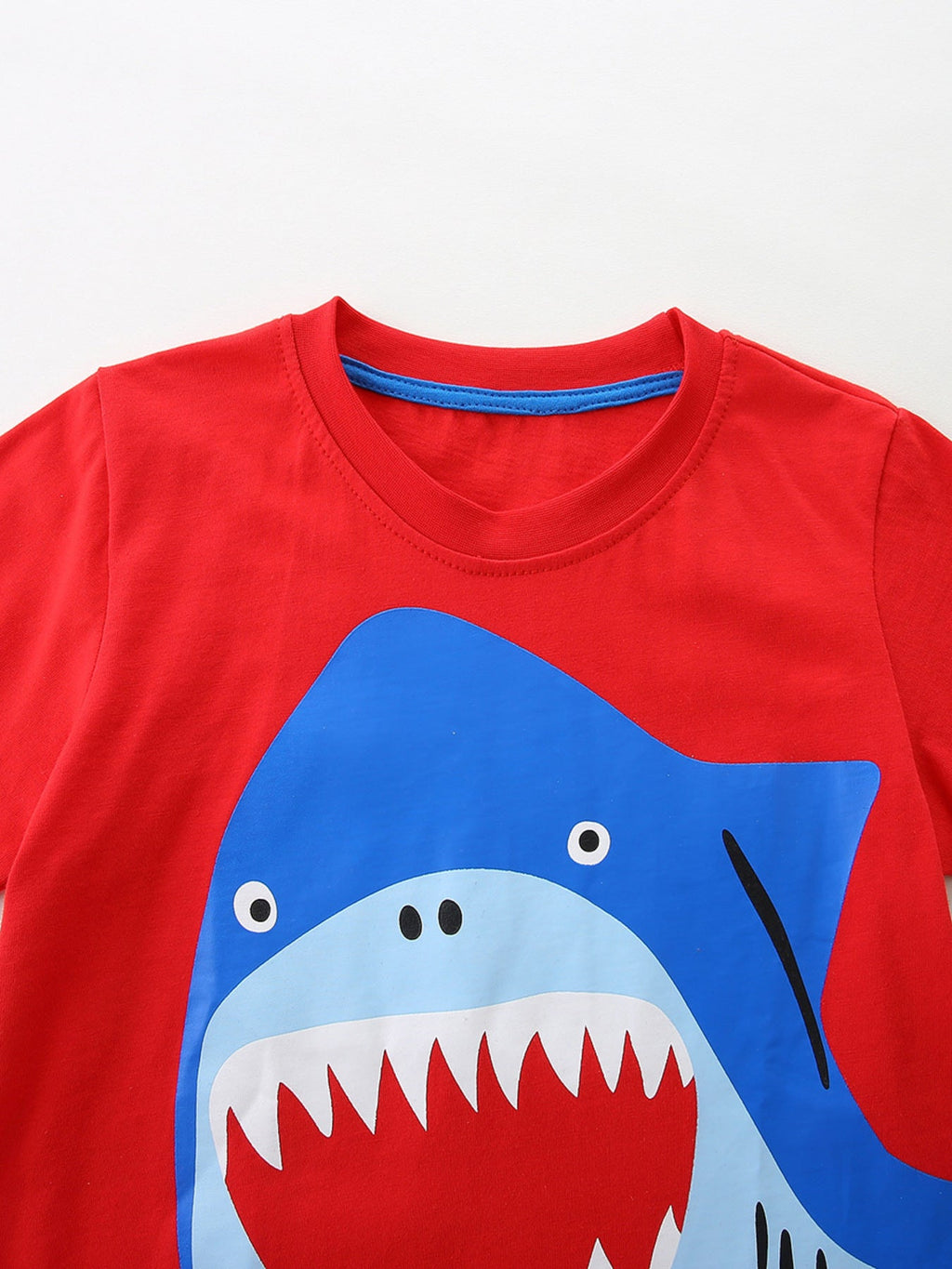 Children's Shark Graphic Tee and Shorts Set