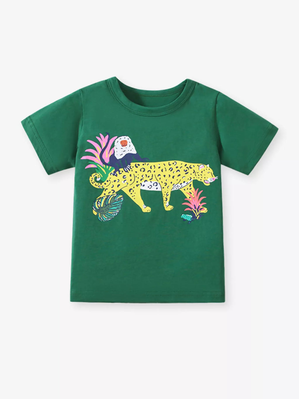 Men's Animal Graphic Short Sleeve T-Shirt