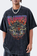 Men's Graphic Round Neck Short Sleeve T-Shirt