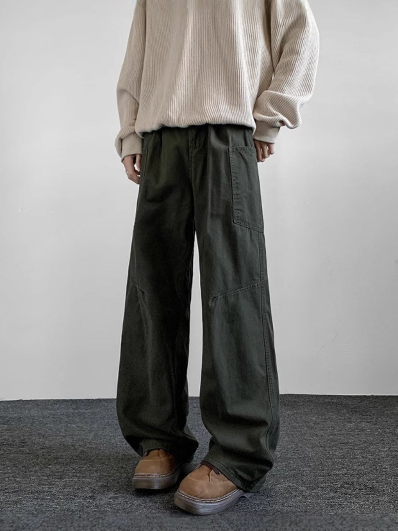 Men's Full Size Loose Fit Cargo Pants Plus Size
