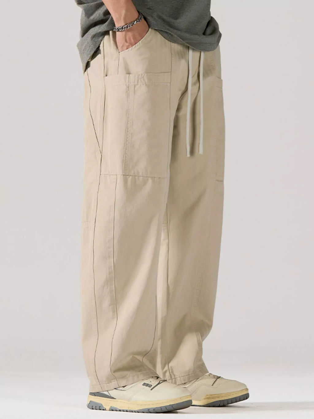 Men's Full Size Relaxed Fit Casual Pants Plus Size