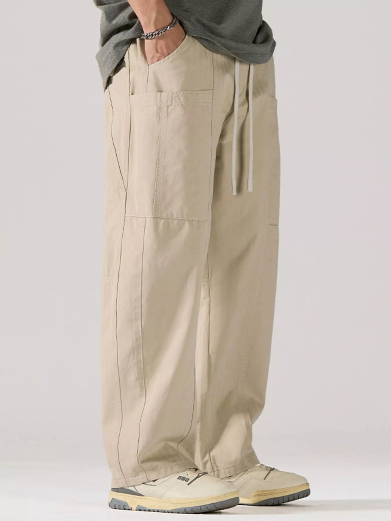 Men's Full Size Relaxed Fit Casual Pants Plus Size
