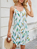 Printed Scoop Neck Cami Dress