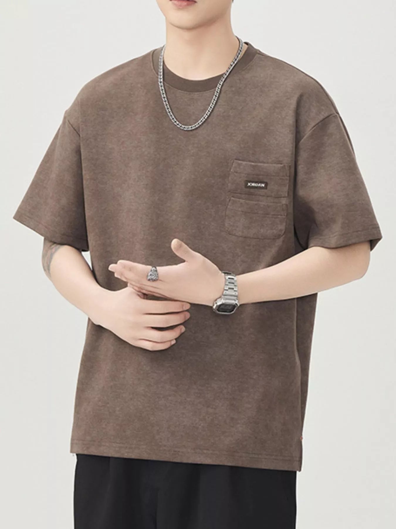 Men's Round Neck Short Sleeve T-Shirt