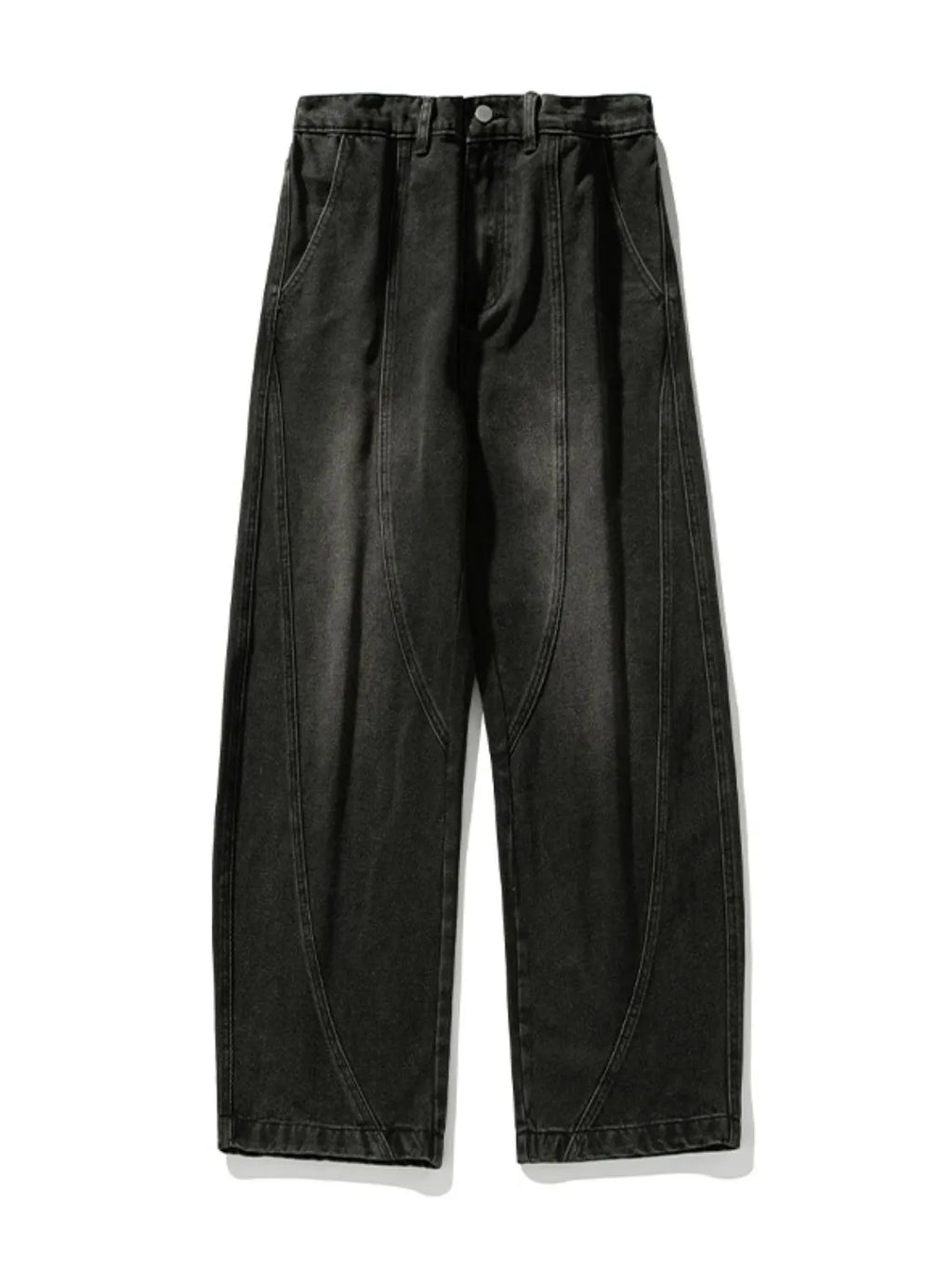 Men's Plus Size Wide Leg Jeans