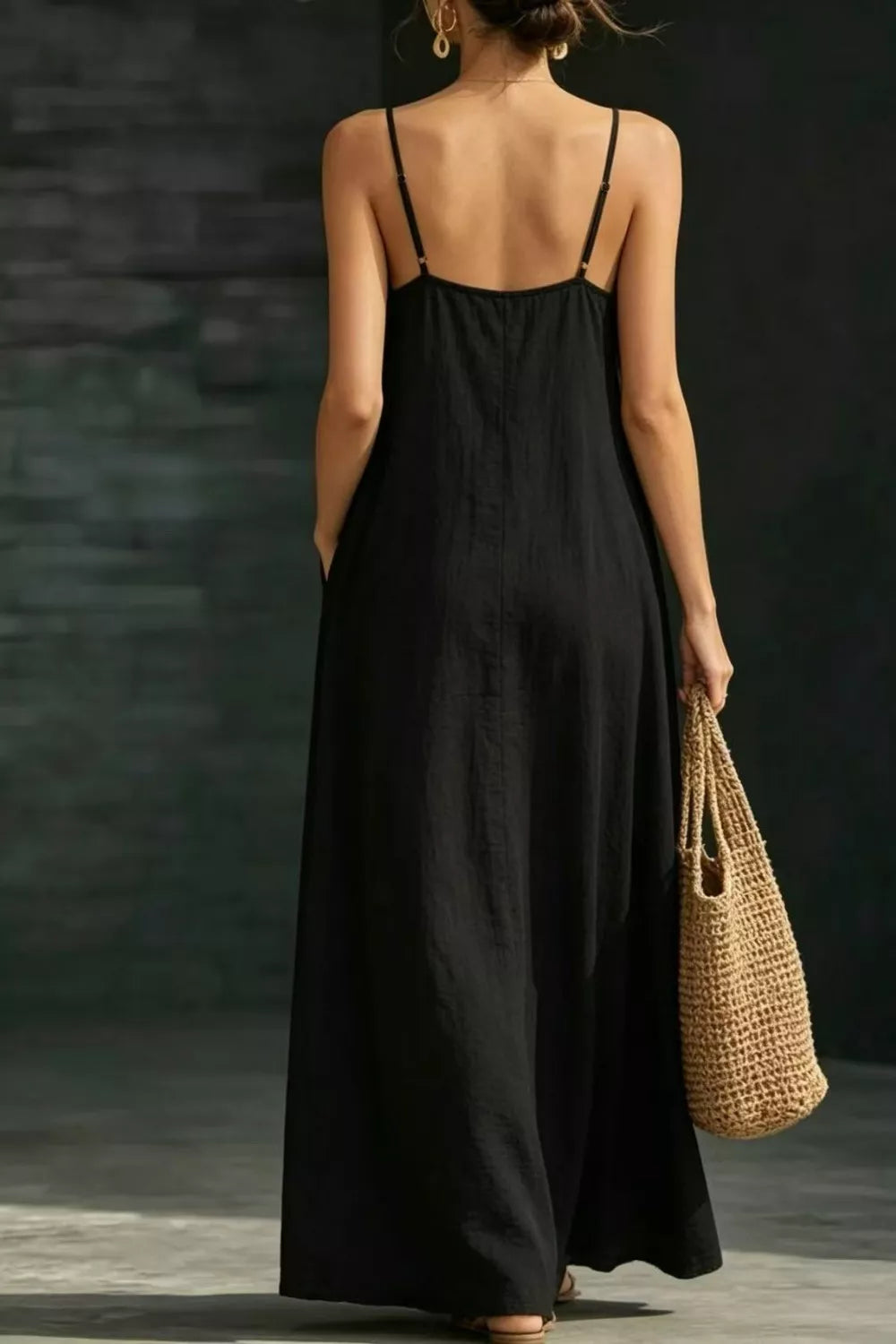 Sleeveless Loose Fit Maxi Dress