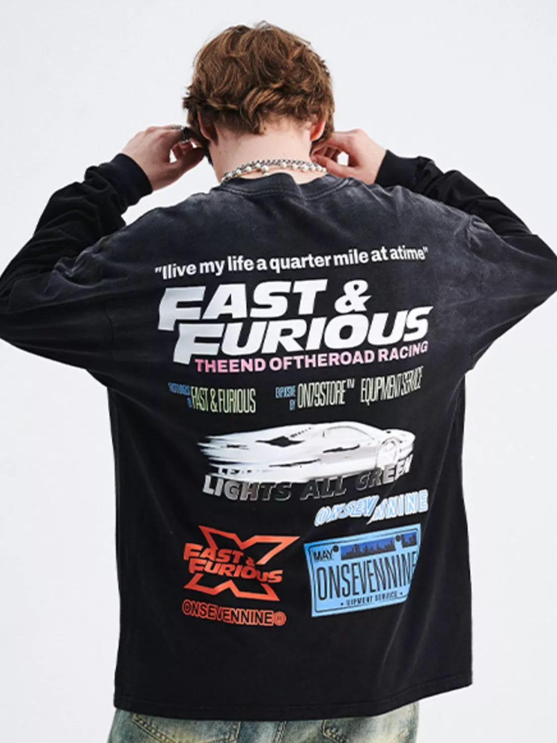 Men's Graphic Round Neck Short Sleeve T-Shirt