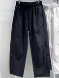 Men's Plus Size Drawstring Wide Leg Pants