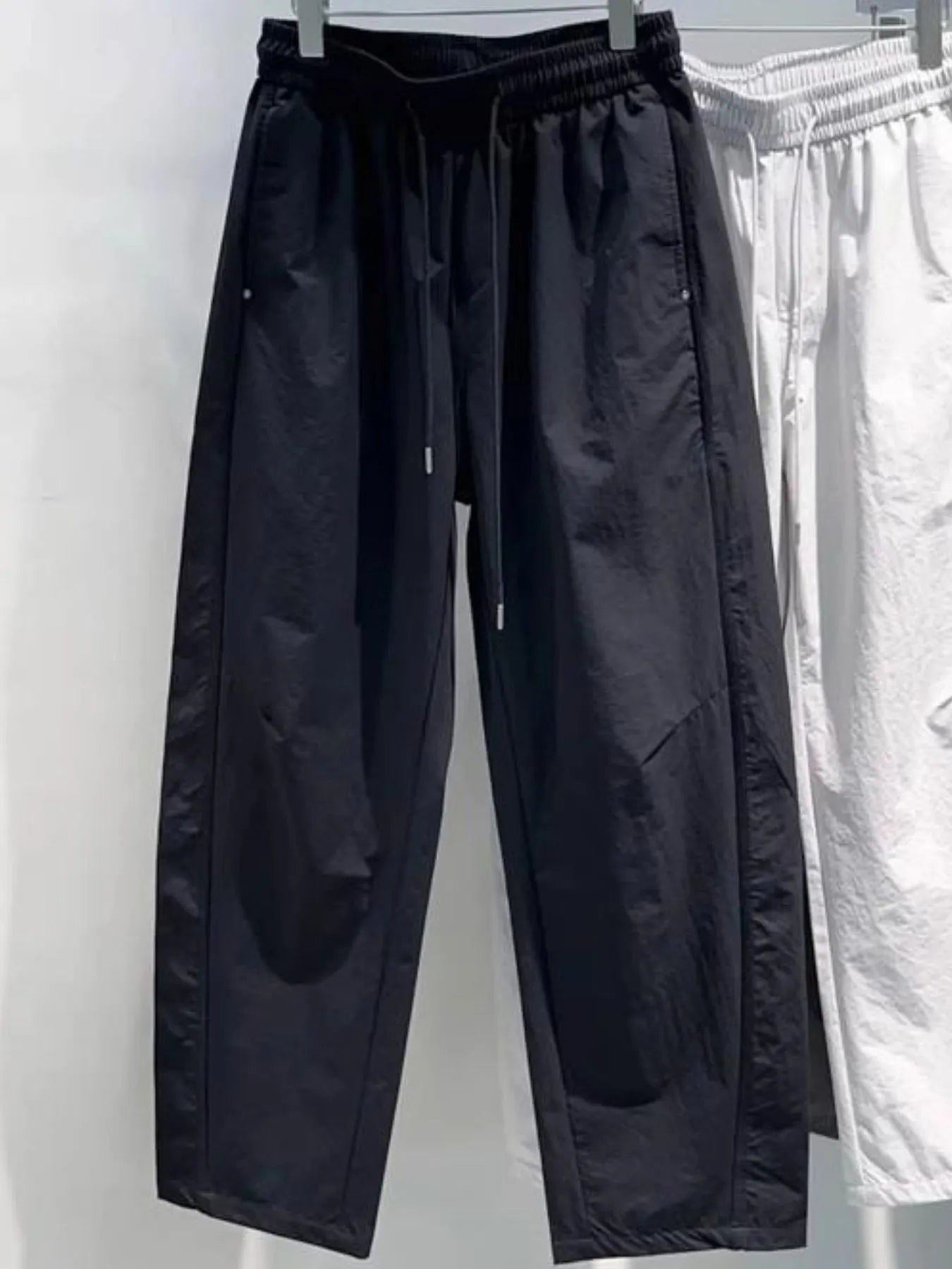 Men's Plus Size Drawstring Wide Leg Pants