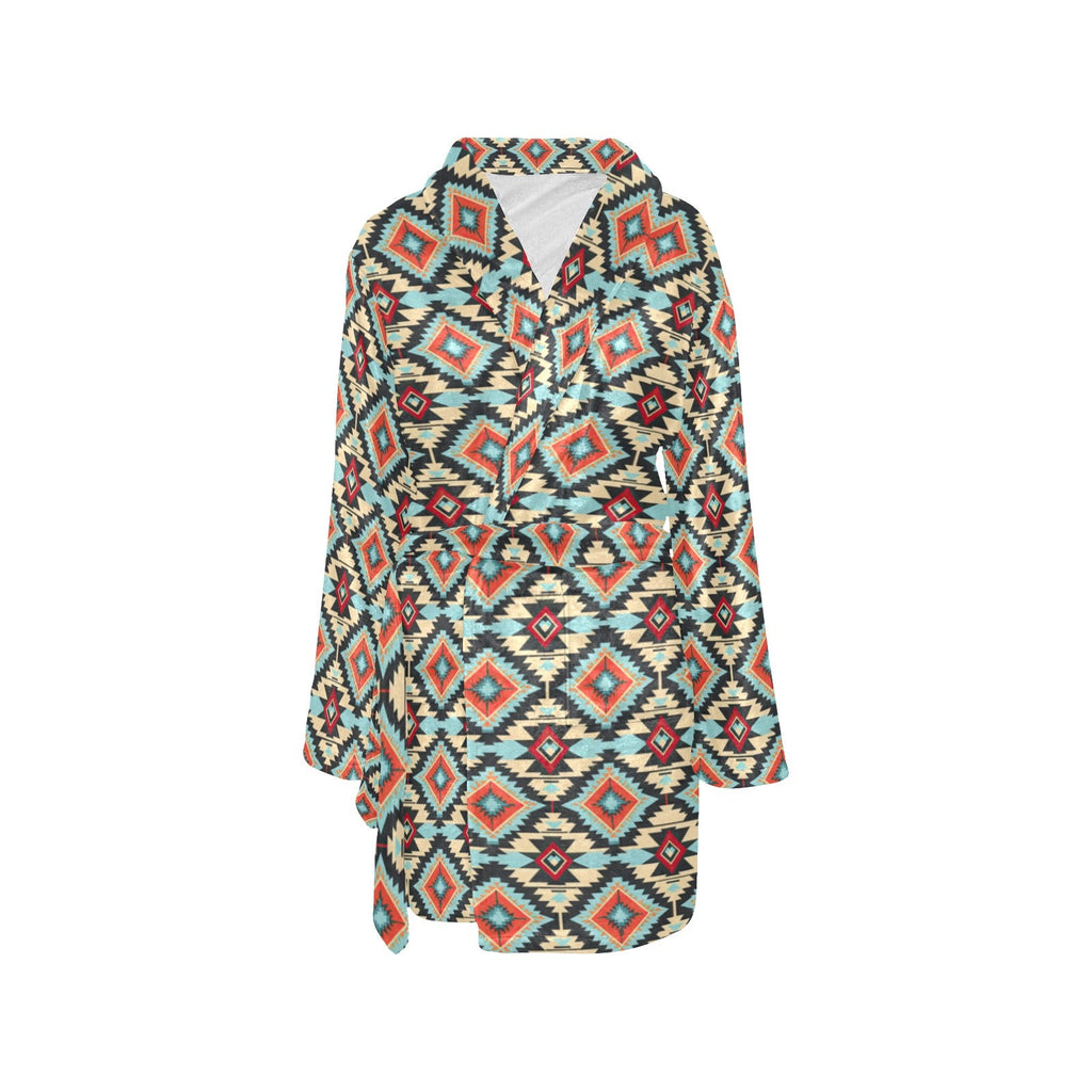 Baha Ranch Colorado Aztec Women's Bath Robe