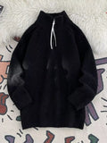 Men's Half-Zip High Neck Sweater