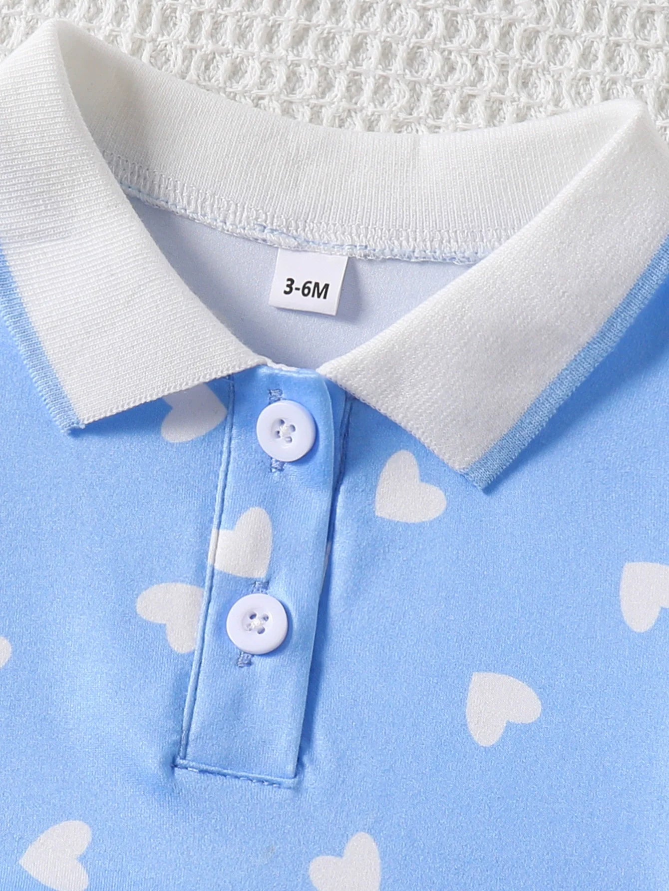 Children's Heart Print Pleated Dress