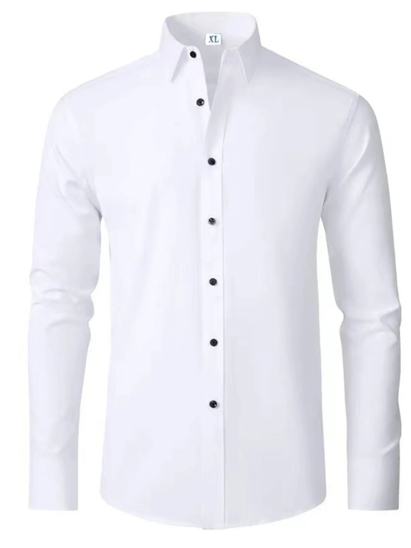 Men's Plus Size Button Up Long Sleeve Shirt