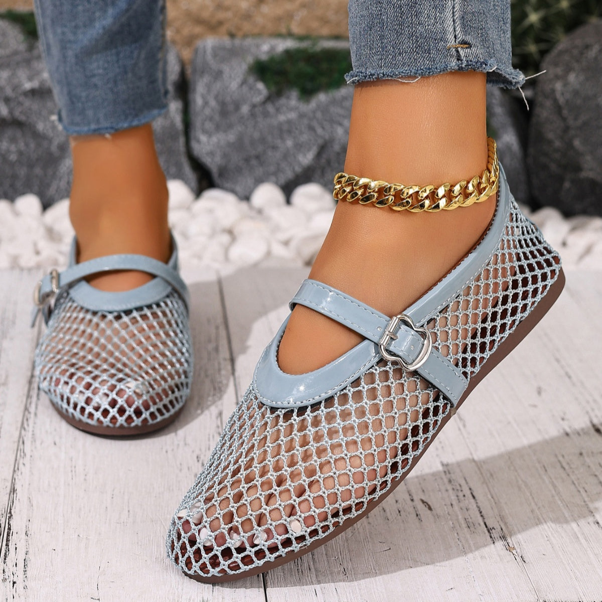 Round Toe Slip-Ons
