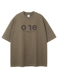 Men's Full Size Casual Letter Graphic Short Sleeve T-Shirt Plus Size