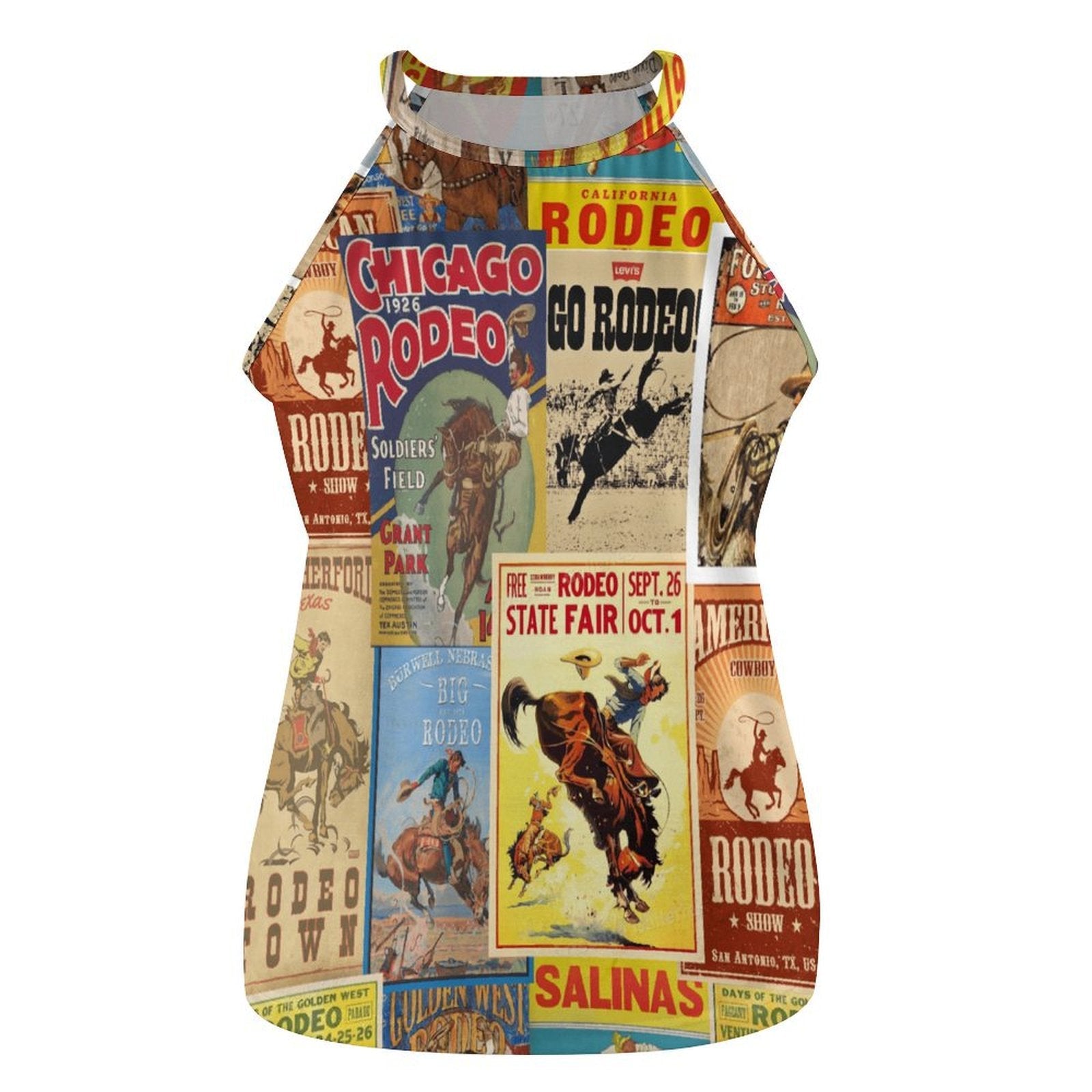 Baha Ranch Vintage Rodeo Poster Tank Top