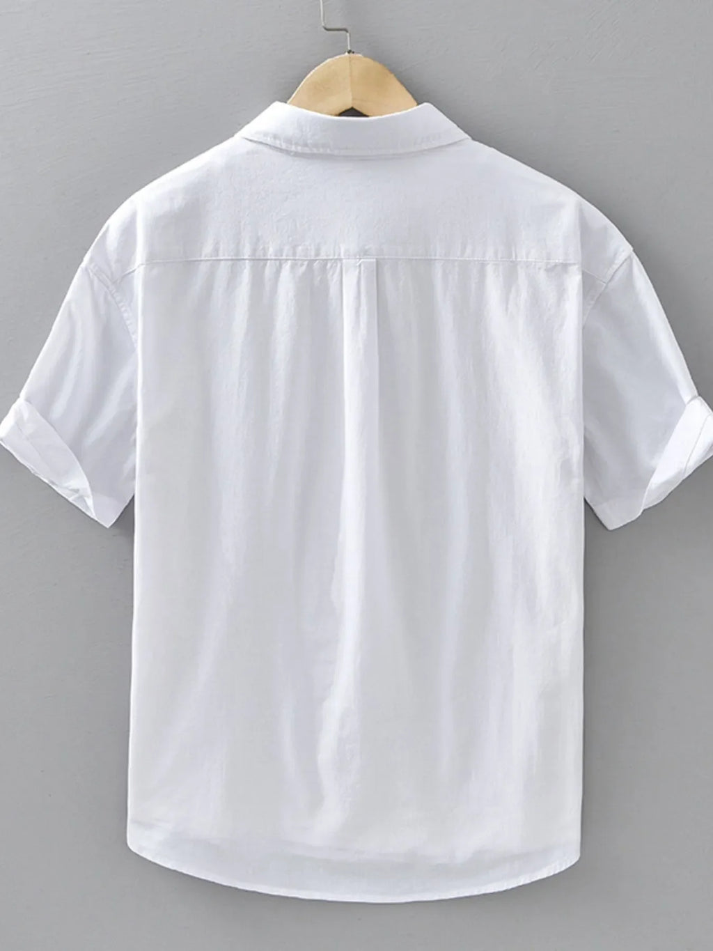 Men's Plus Size Button Up Short Sleeve Shirt