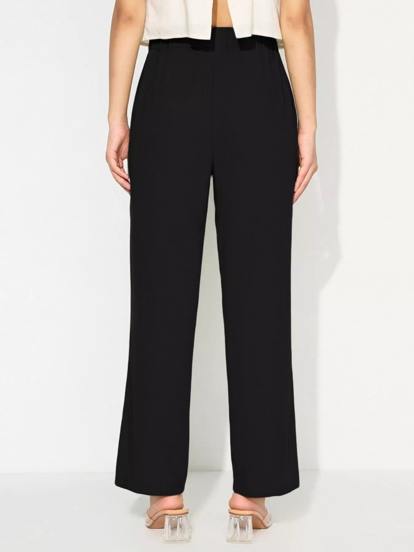 Tied Wide Leg Pants