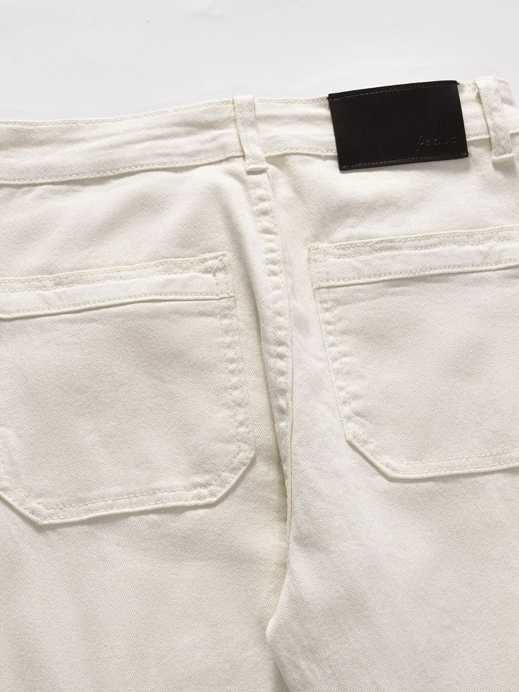 Men's Slim Straight Jeans with Snap Detail