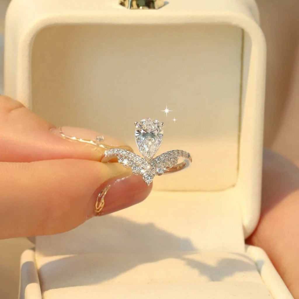 1.5 Carat Moissanite 925 Sterling Silver Ring
