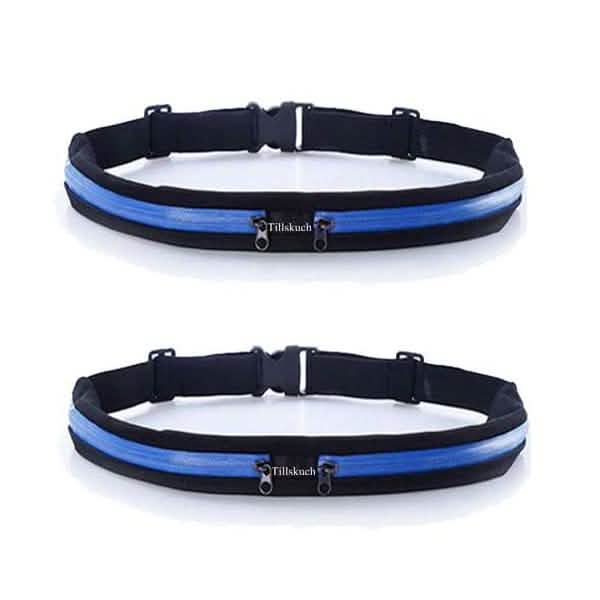 2-Pack: Slim Waist Pocket Running Belt
