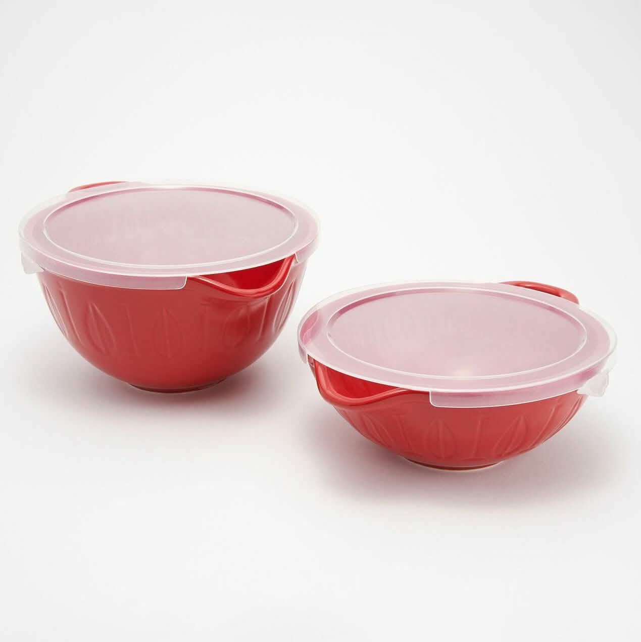 2-Piece: Mad Hungry Lip'n'Loop Mixing Bowl with Lids