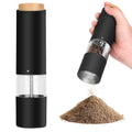 2-Pieces: Electric Salt and Pepper Grinder Battery Powered with Adjustable Coarseness