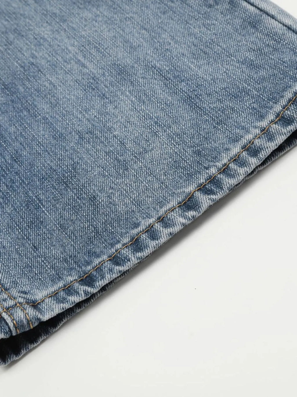 Men's Washed Wide Leg Relaxed Fit Jeans