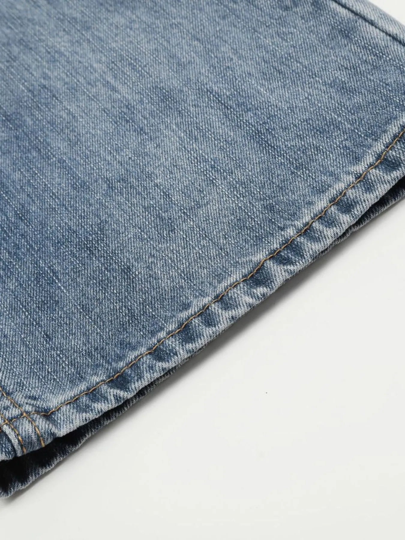 Men's Washed Wide Leg Relaxed Fit Jeans