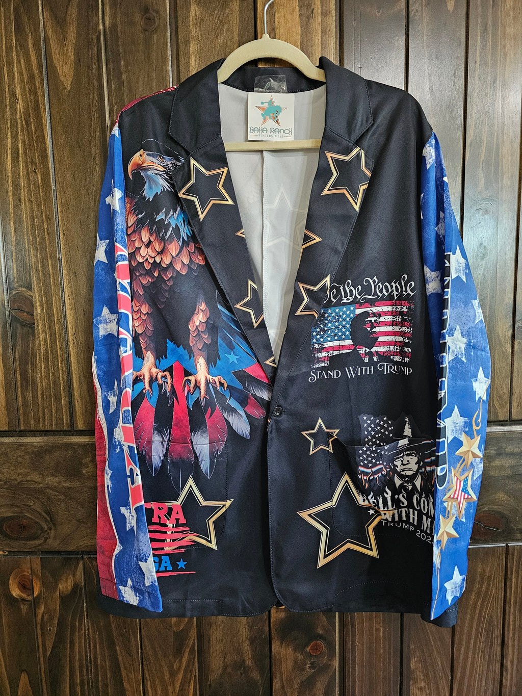 Baha Ranch Ultra Maga Trump Womens Blazer