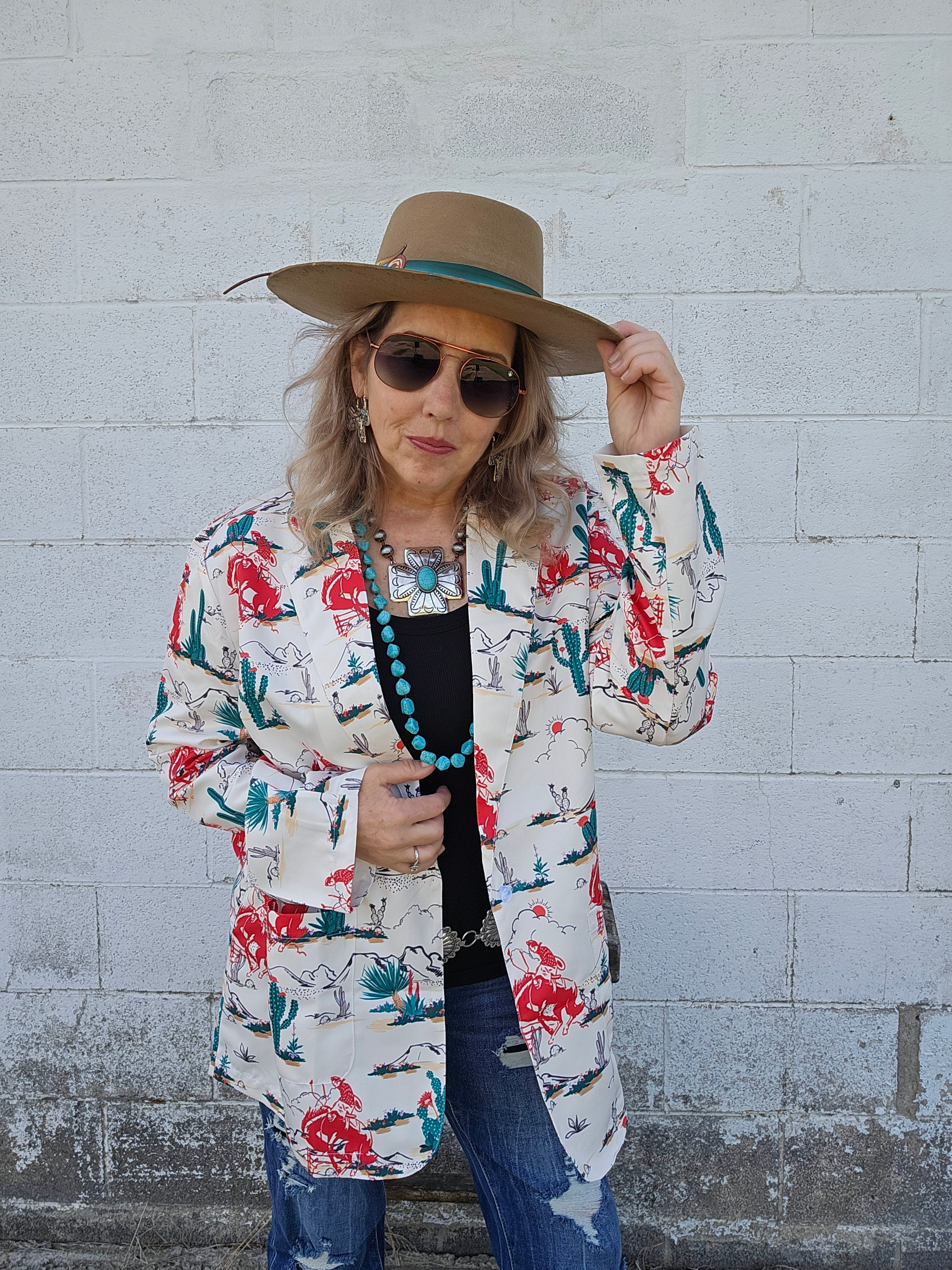 Baha Ranch Desert Rodeo Women's Western Blazer
