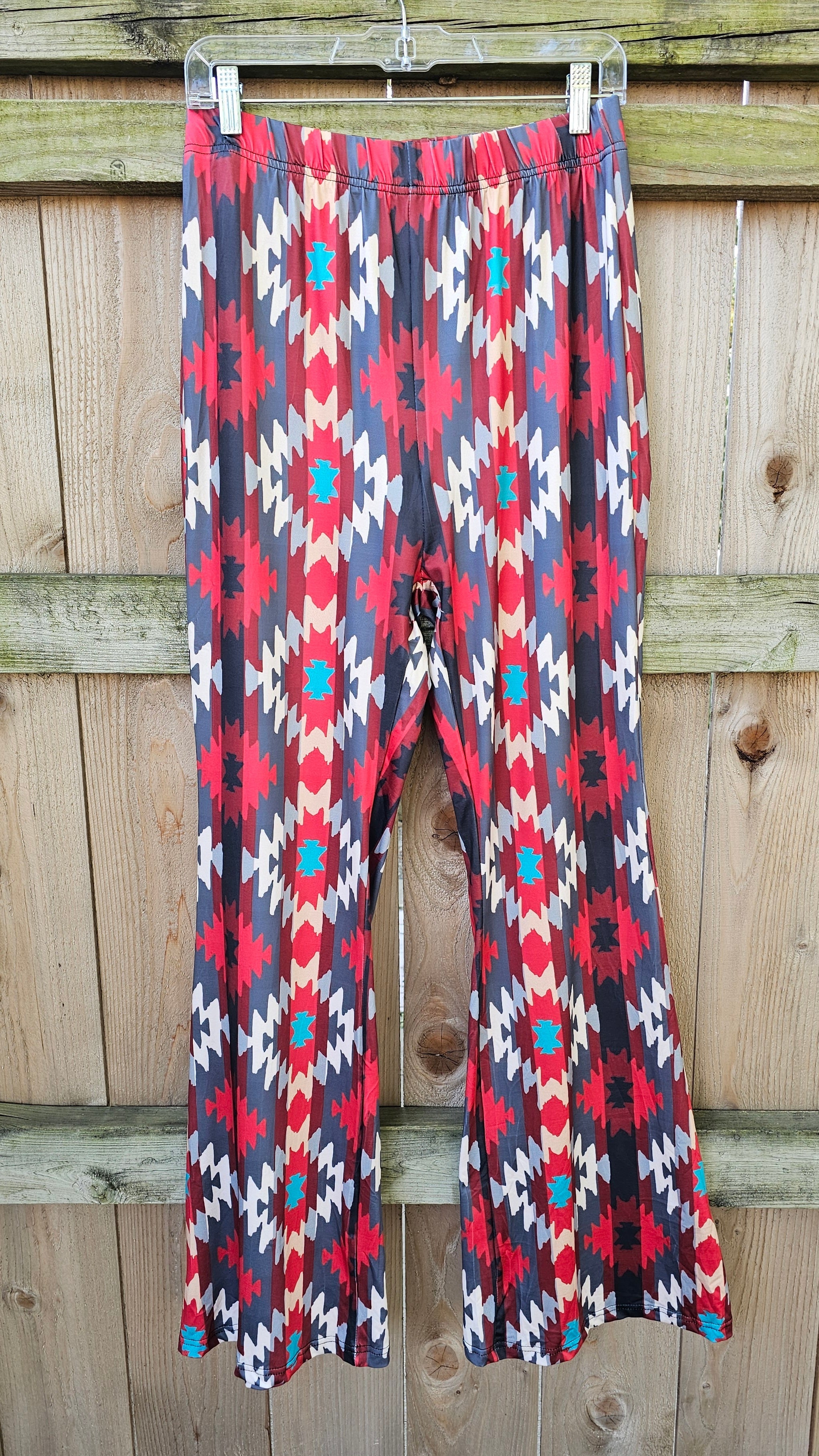 Baha Ranch Sedona Aztec Flare Pants