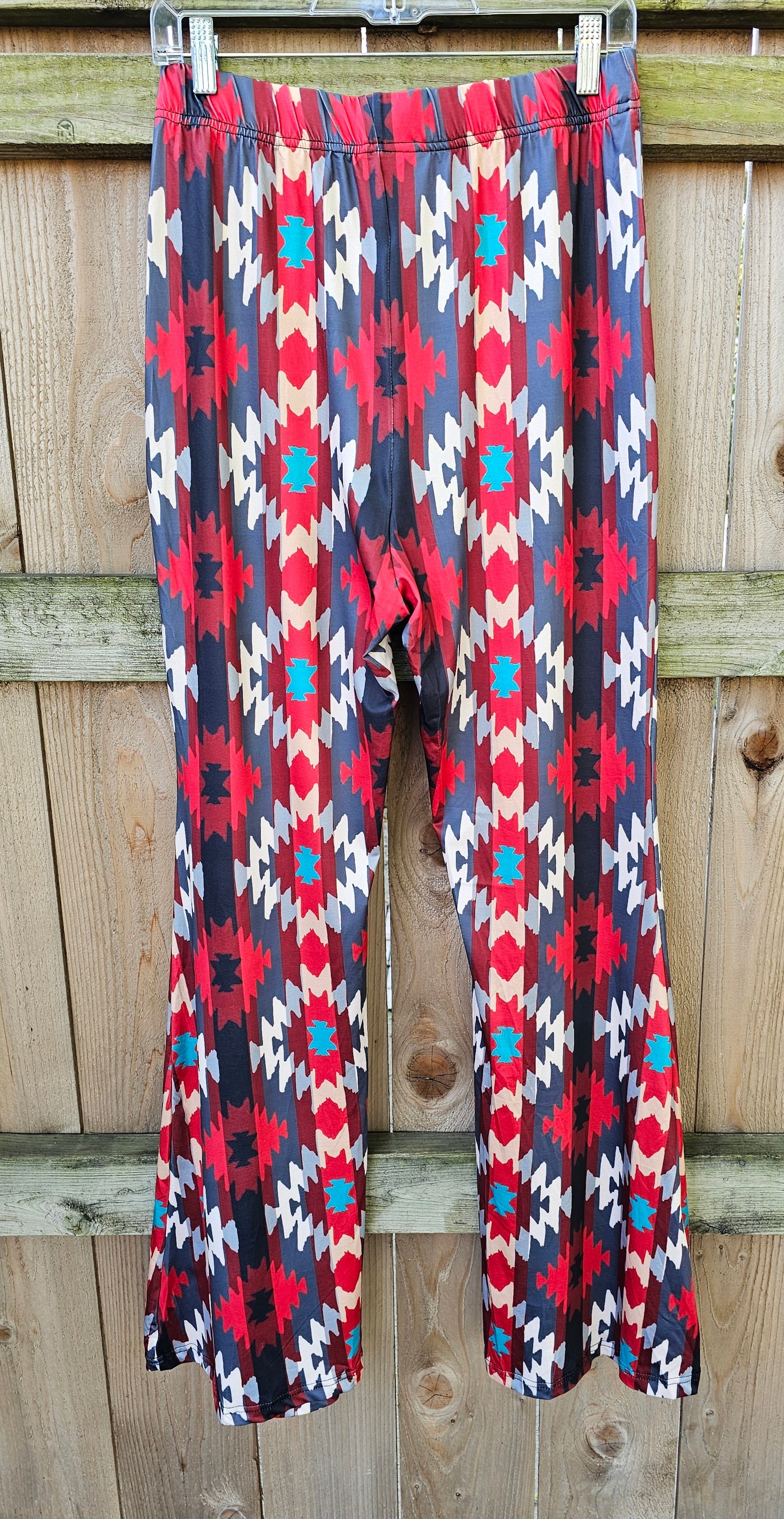Baha Ranch Sedona Aztec Flare Pants